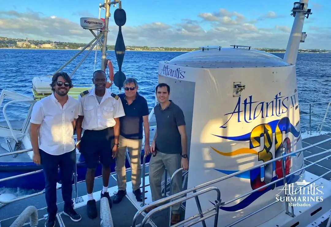 Atlantis Submarines for a family vacation in Barbados
