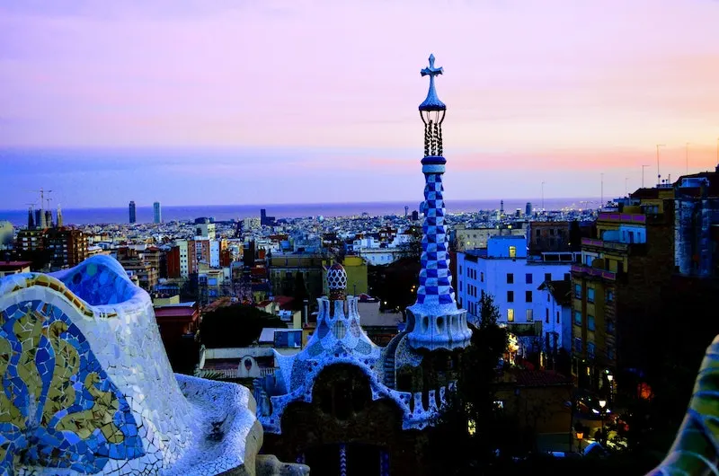 barcelona park guell parque