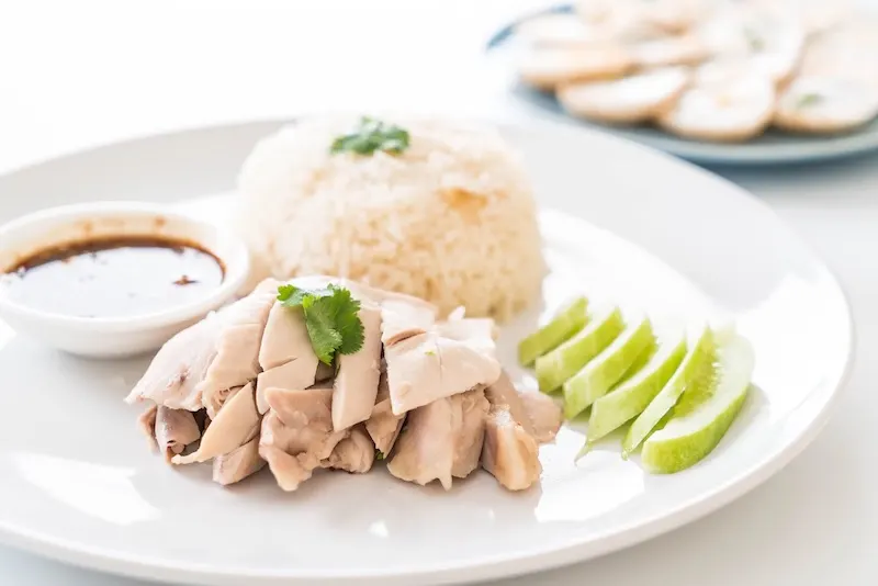 hainanese chicken rice