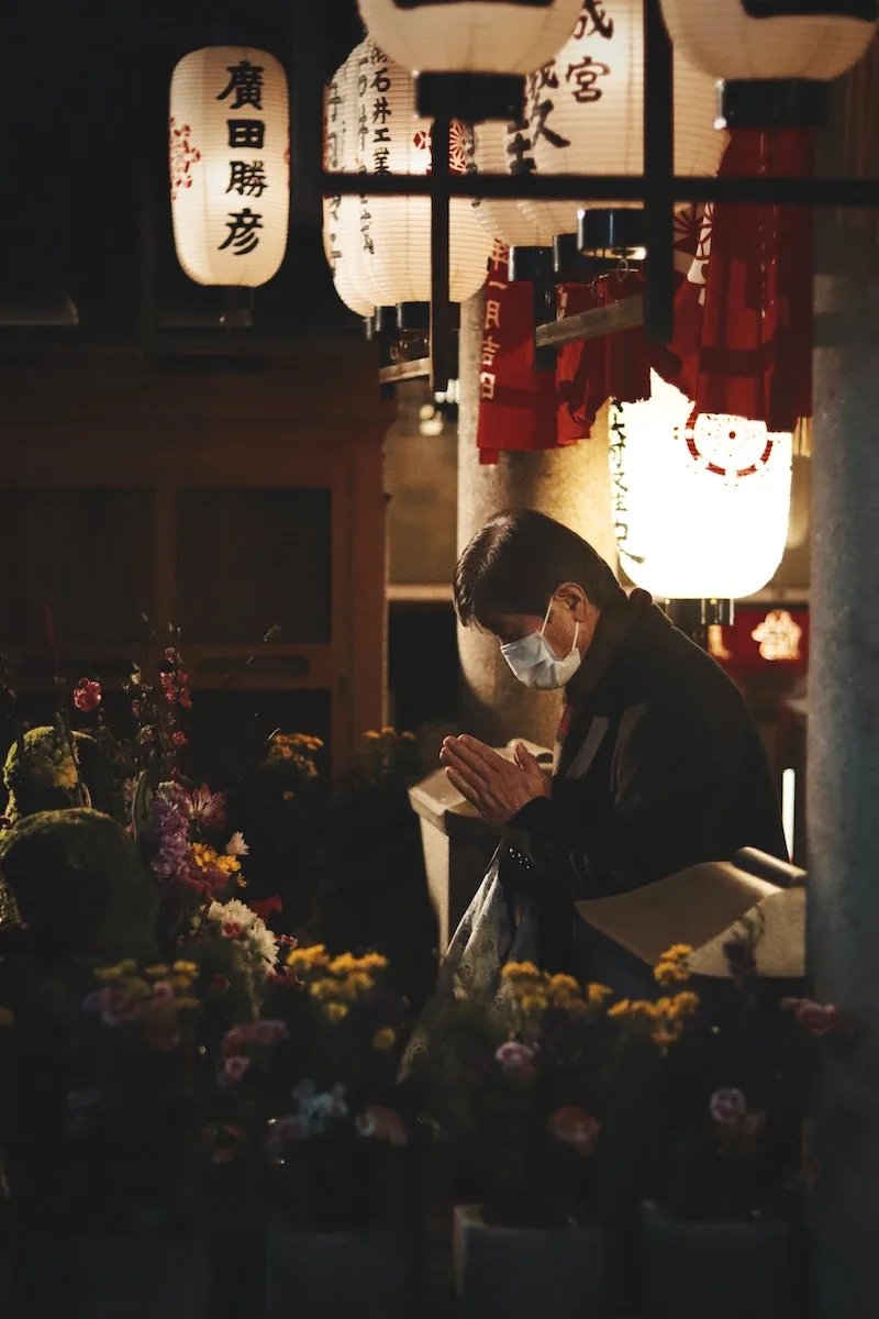 hozenji temple osaka japan