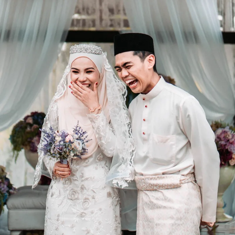 Malay couple just married