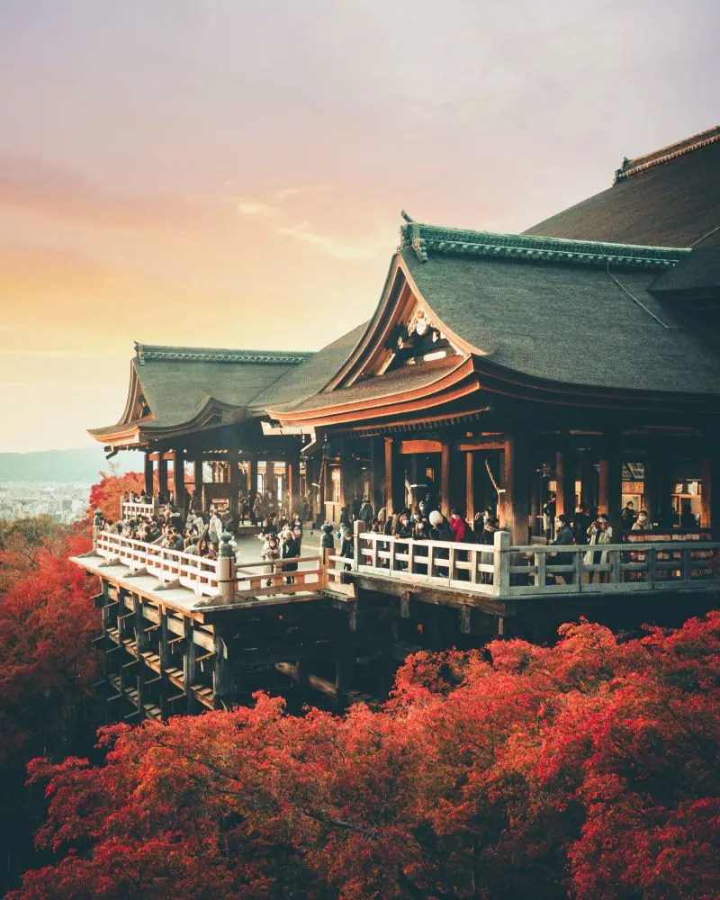 Kyomizu-dera Temple In Kyoto