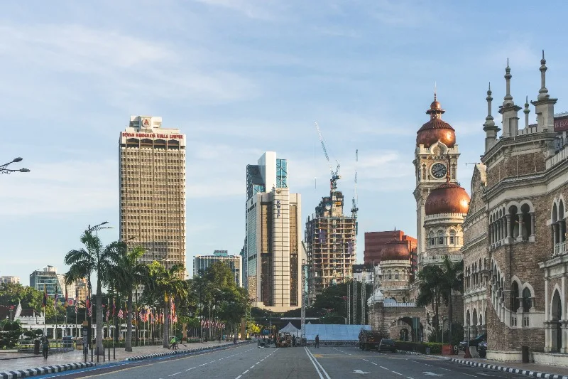 Sultan Abdul Samad building and Merdeka squares in KL