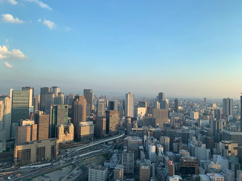 umeda sky building osaka japan