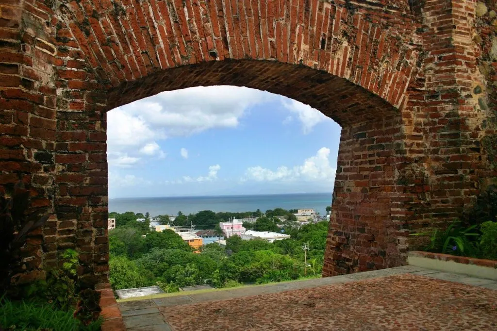 View from the fort