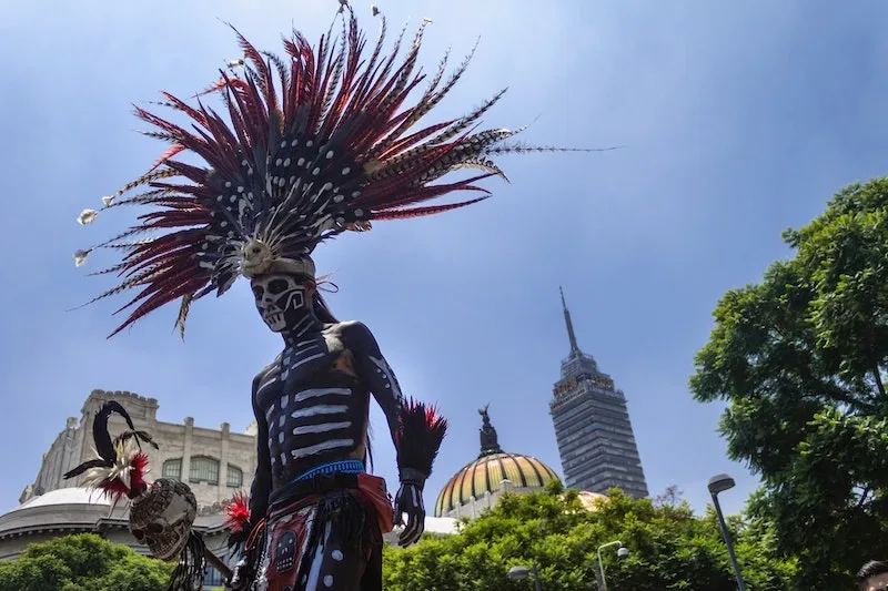 dia de la muerte santa mexico city cdmx