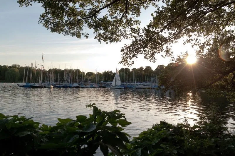 Alster Lakes Hamburg, Germany