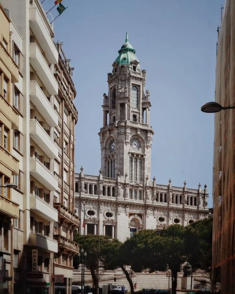 Avenida dos Aliados Porto, Portugal