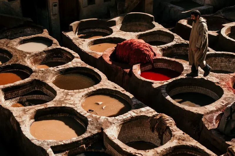 Chouara Tannery, Fes, Morocco