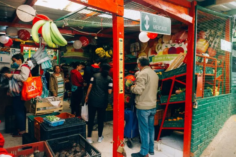 Paloquemao Market Bogota, Colombia