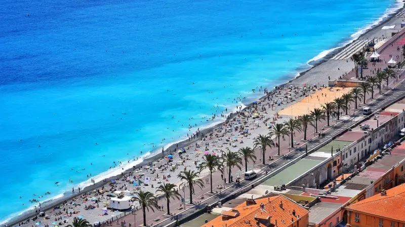 Plage Blue Beach Nice, France