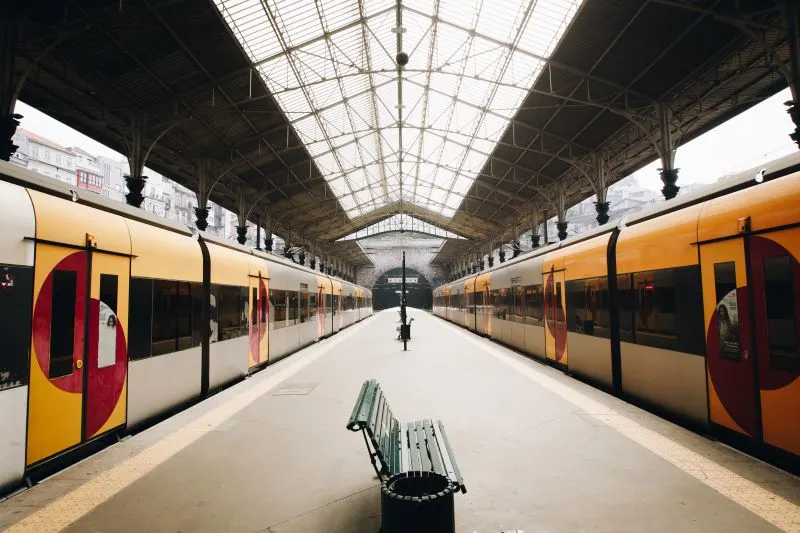 S&atilde;o Bento Train Station Porto, Portugal