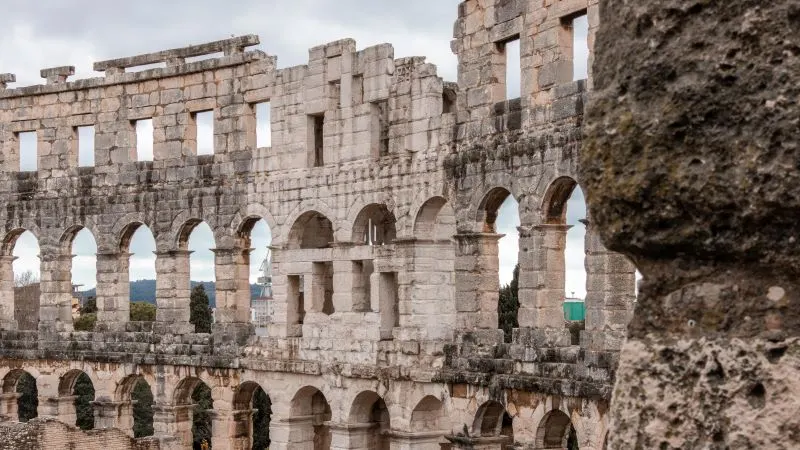 The Roman Amphitheater Catania, Italy