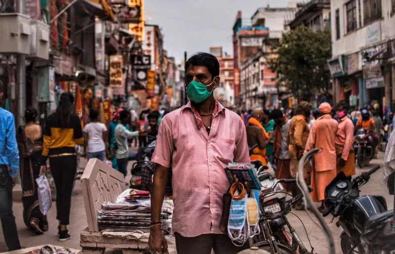 markets of Varanasi, India