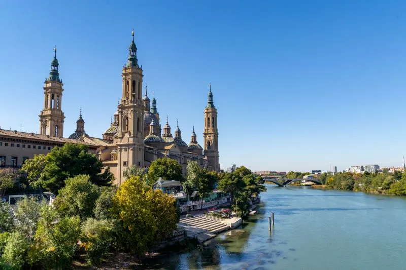 Ebro River Zaragoza, Spain