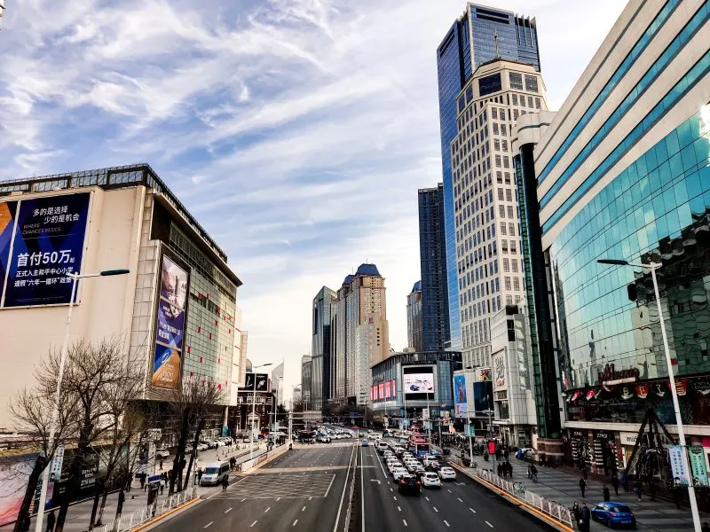 Five Great Avenues in Tianjin, China