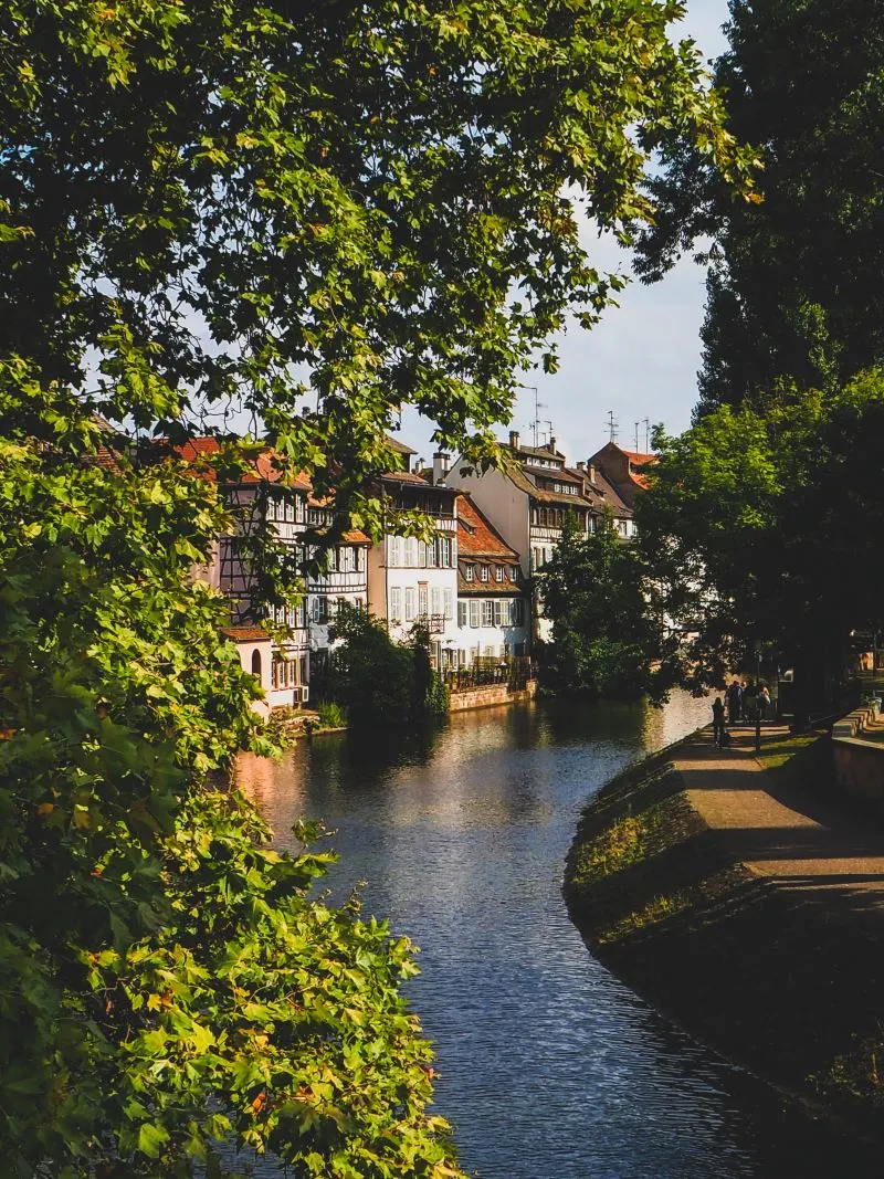 Ill River in Strasbourg, France