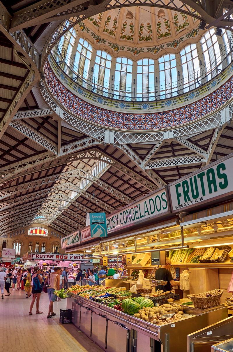 Mercado Central Valenci, Spain