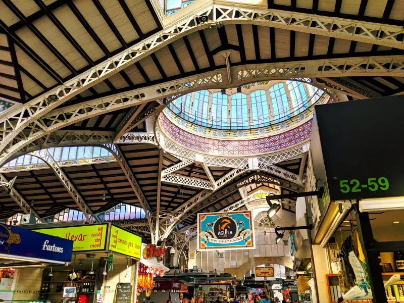 Mercado de Col&oacute;n, Valencia, Spain