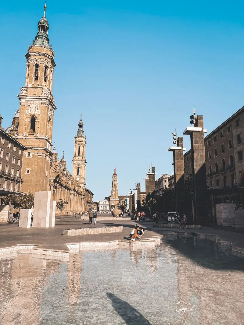 Plaza del Pilar Zaragoza, Spain