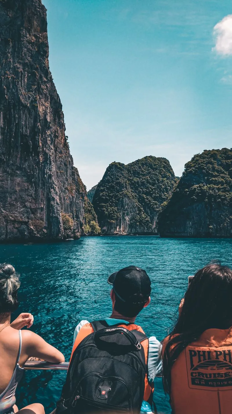 Rock climbing in Krabi, Thailand