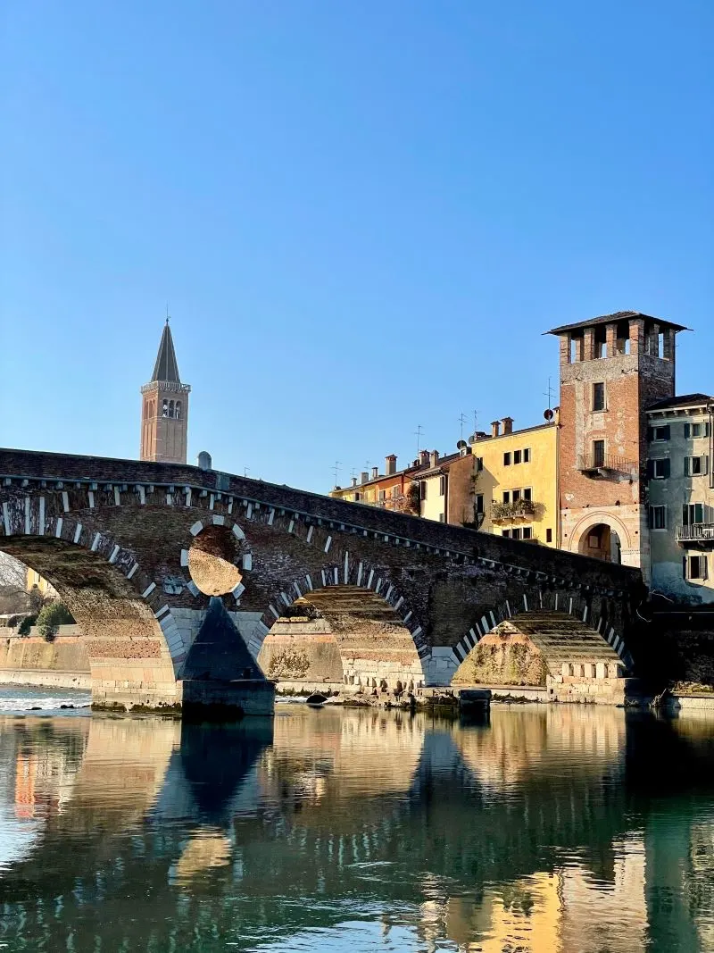 Roman Ponte Pietra Verona, Italy