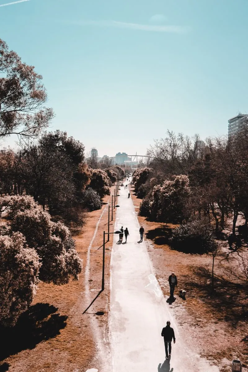 Turia Gardens Valencia, Spain