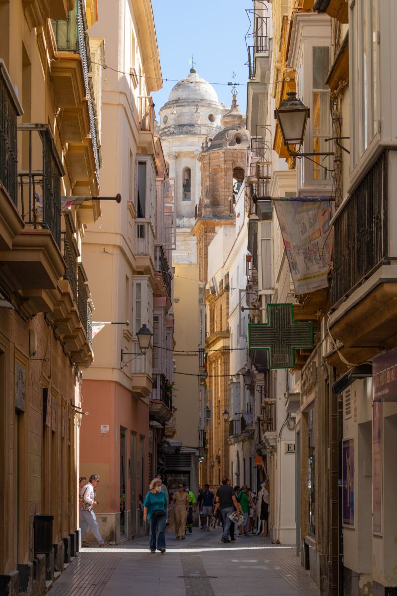 historic center of Cádiz, Spain