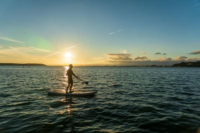 paddleboarding in Krabi, Thailand