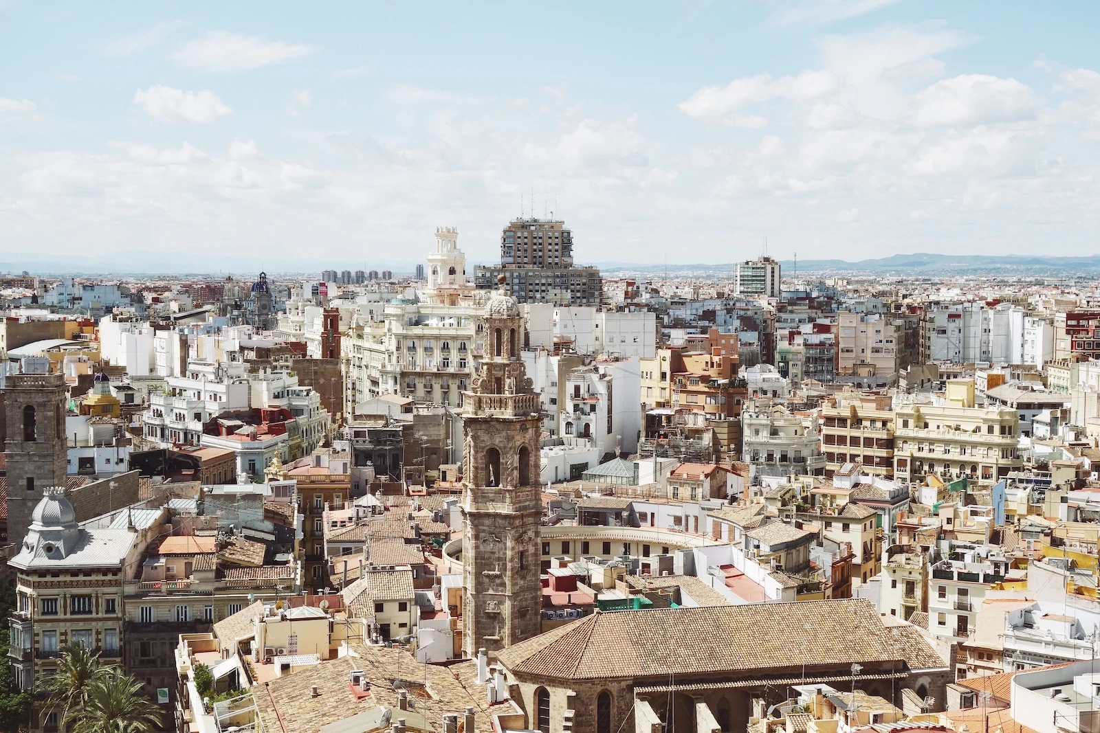 valencia spain skyline