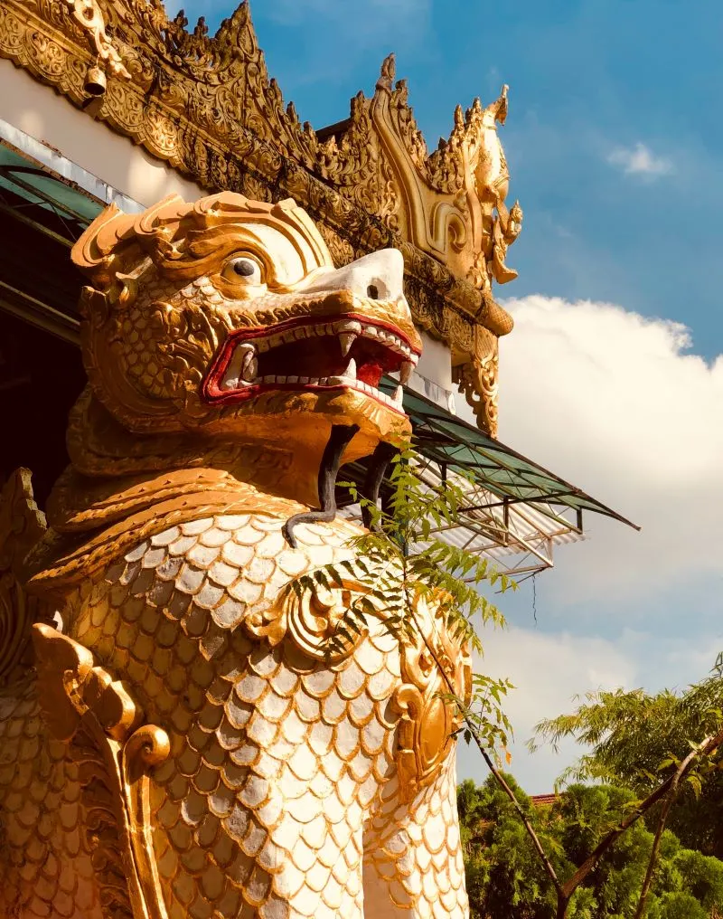 Dharmikarama Burmese Temple Penang, Malaysia