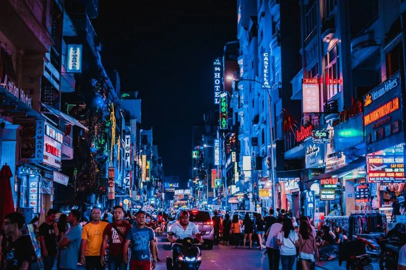District 3 and District 5 Ho Chi Minh City, Vietnam