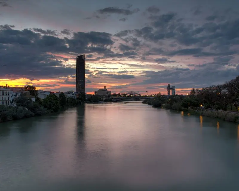 Guadiana River Badajos, Spain