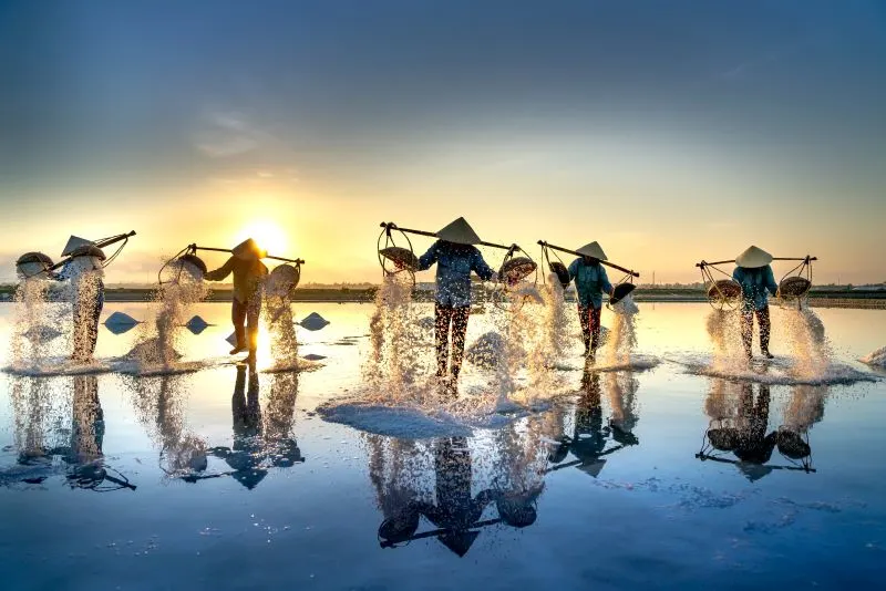 Hon Khoi Salt Fields, Vietnam