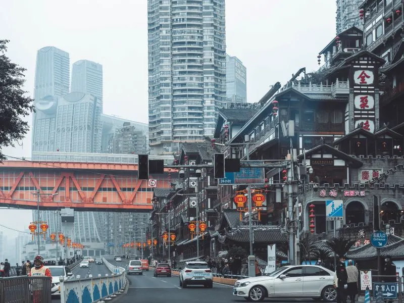 Jiefangbei CBD Chongqing, China