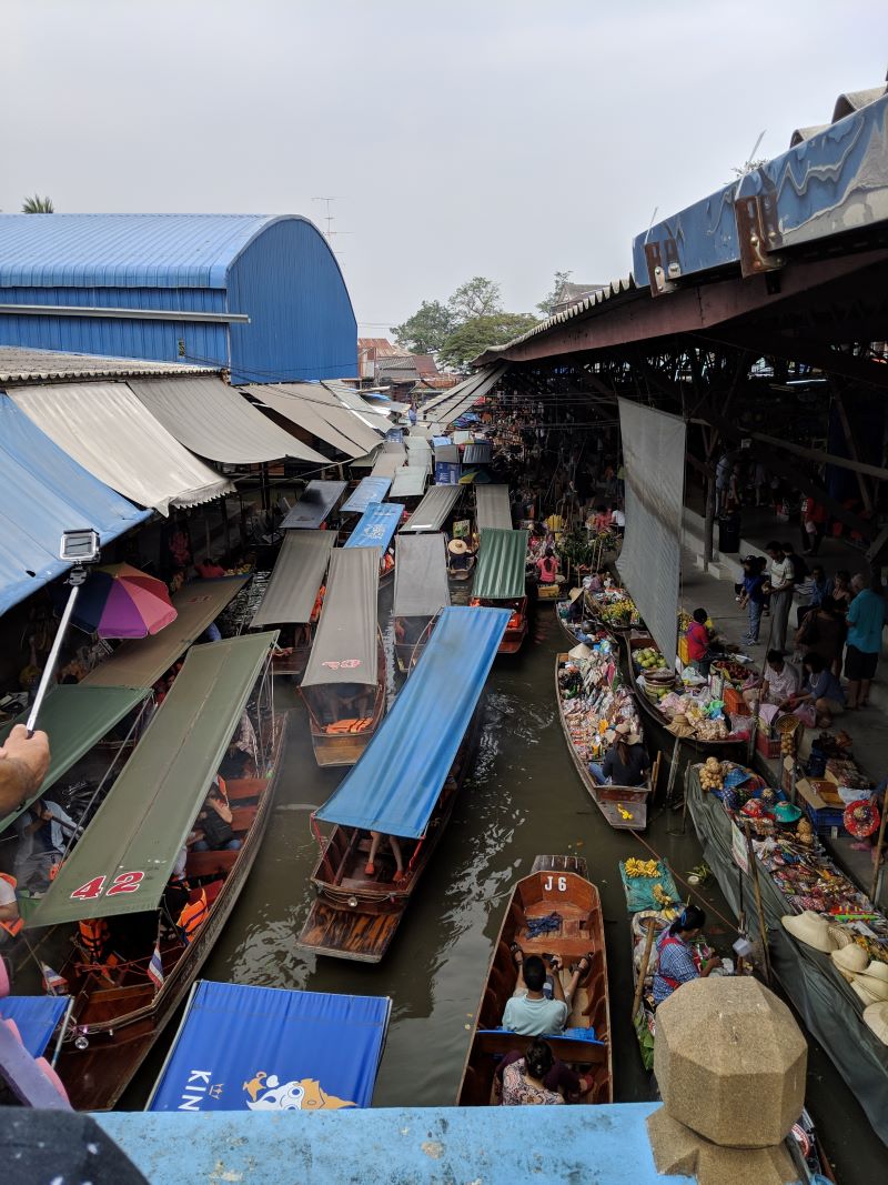 Khlong Lat Mayom Floating Market Bangkok, Thailand