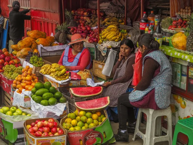 Mercado Lanza La Paz, Bolivia