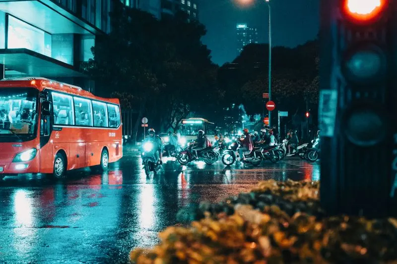 cyclo ride Ho Chi Minh City, Vietnam
