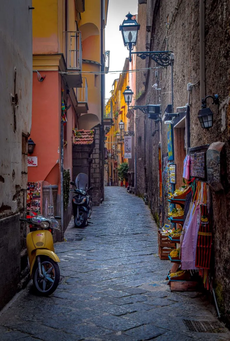 historic center Naples, Italy