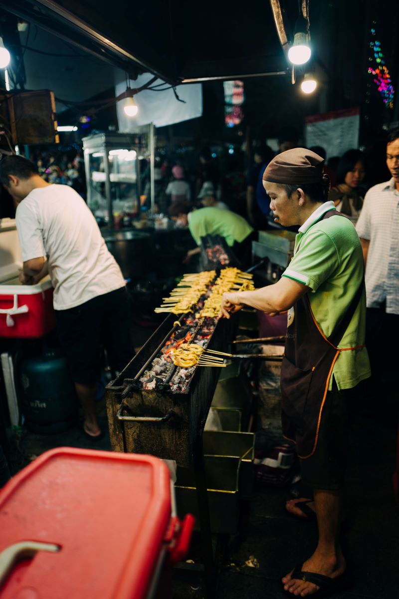 street food in Songkhla, Thailand