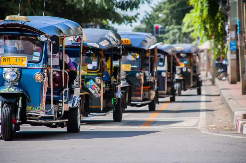 tuk-tuk ride Songkhla, Thailand