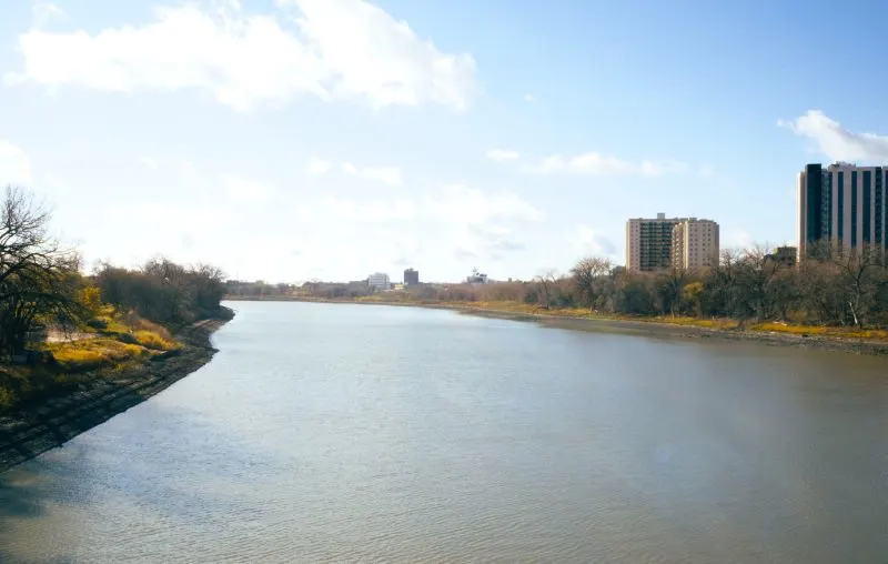 Assiniboine Riverwalk Winnipeg, Canada