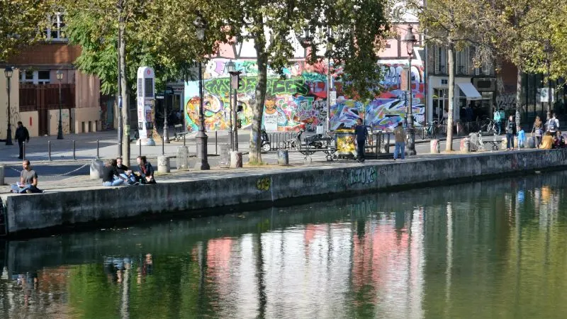 Canal Saint-Martin Paris, France