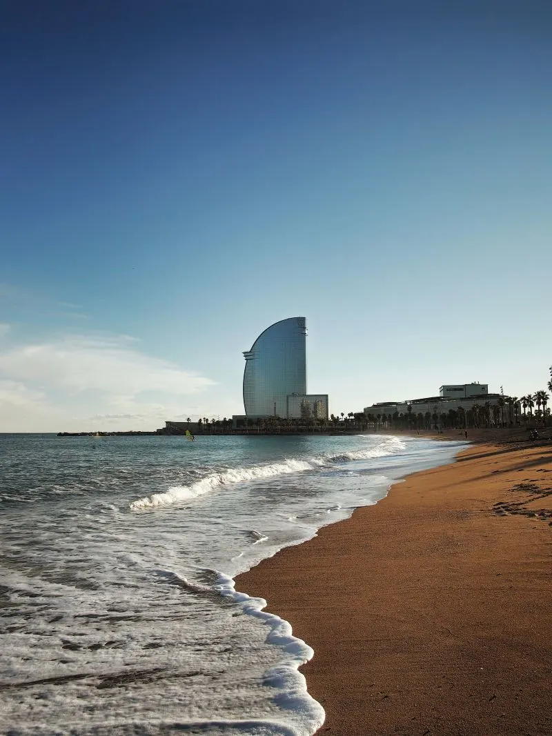 Montgat Beach Badalona, Spain