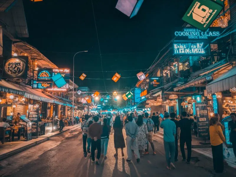 Sihanoukville Night Market, Cambodia