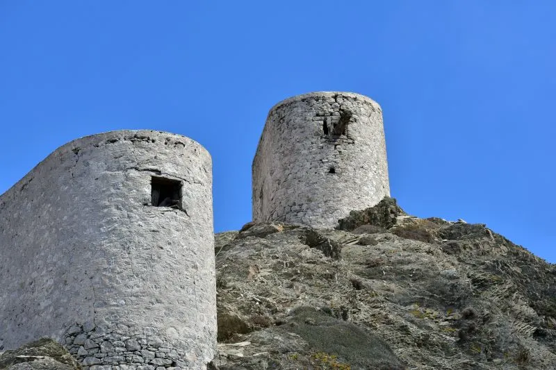 Windmills of Karpathos, Greece