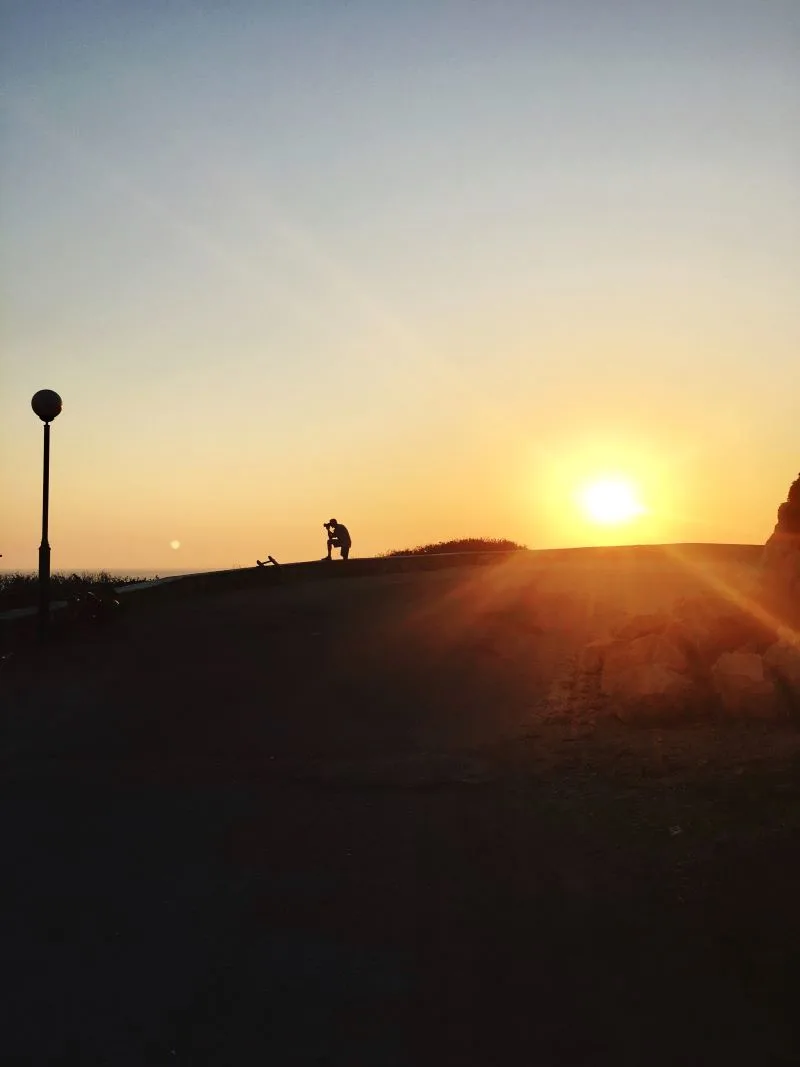 sunset views in Karpathos, Greece,