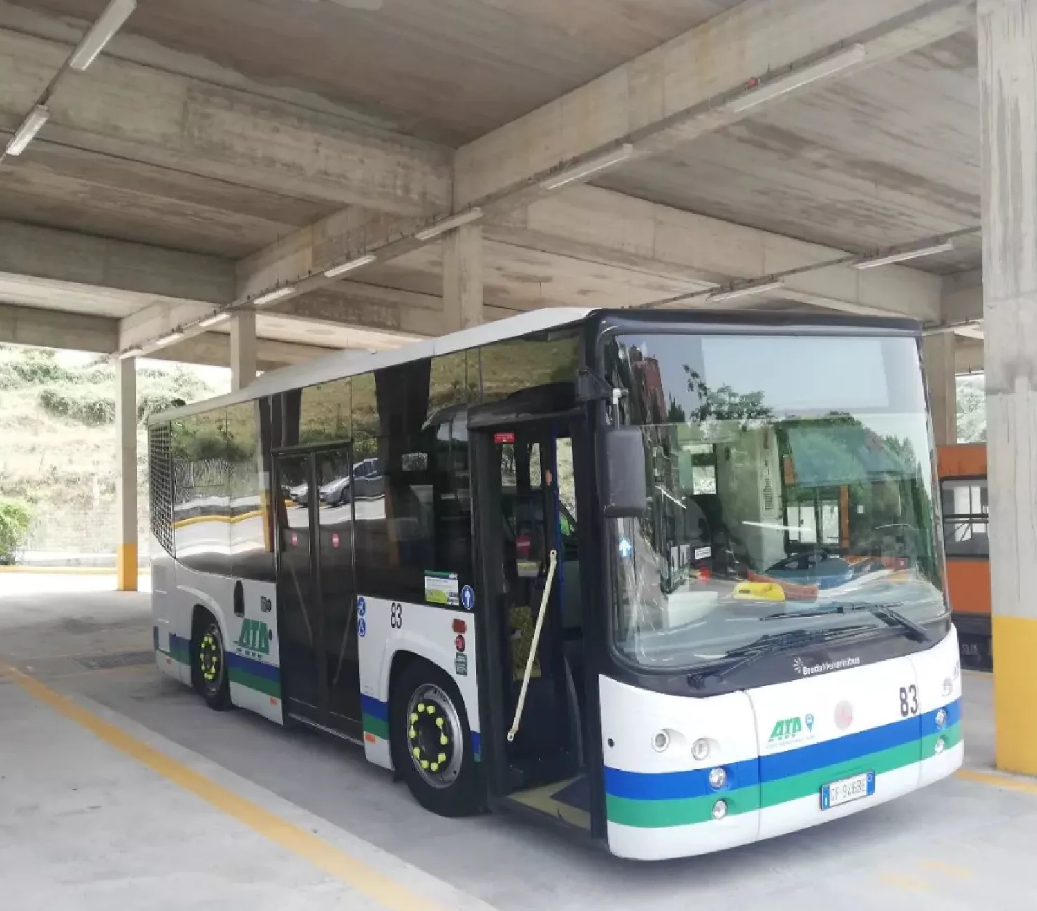 Azienda Trasporti FVG white bus