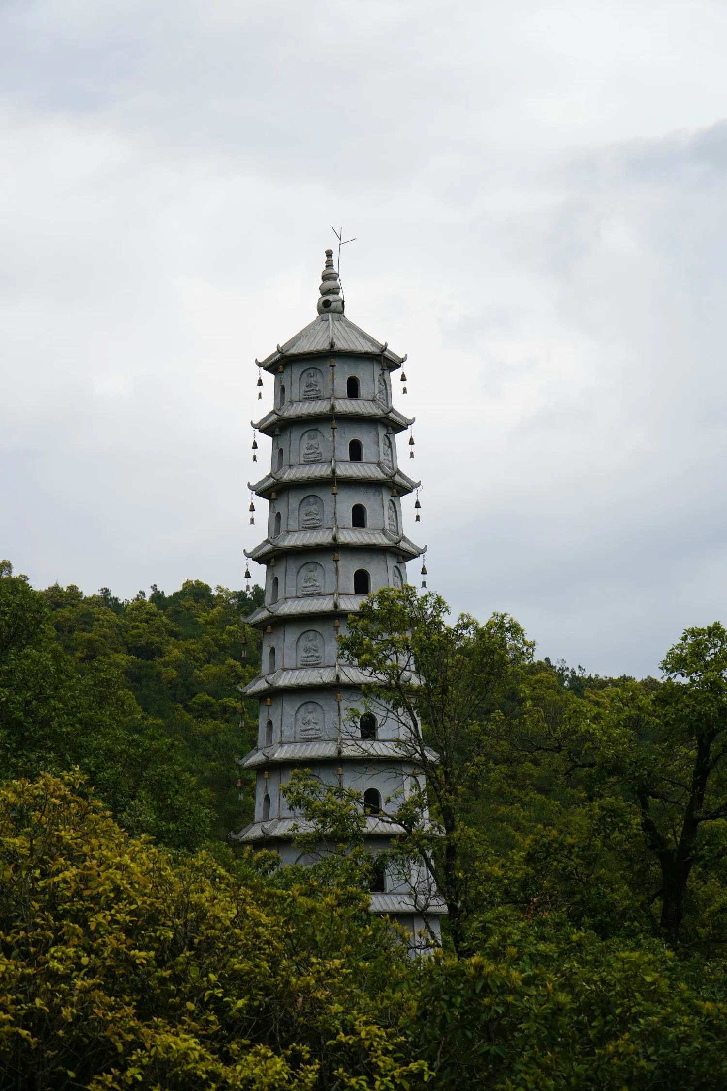 China Zhanshan Temple in the forest
