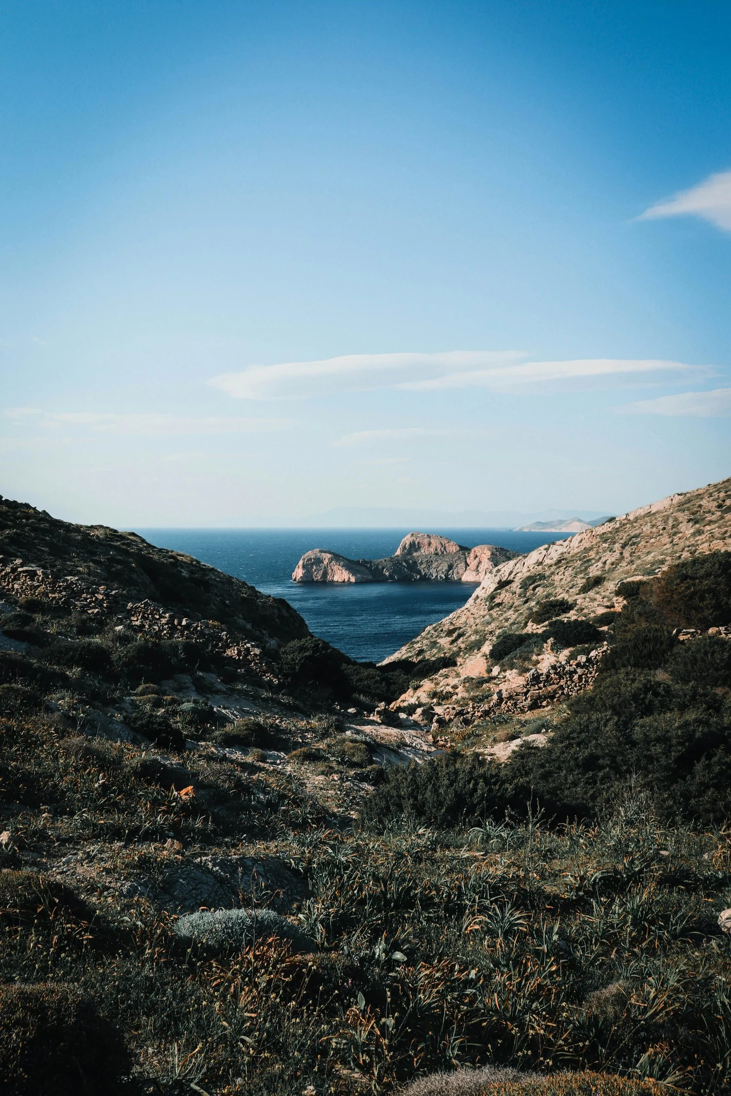 Greece Agios Nikolaos Mountain Near Ocean